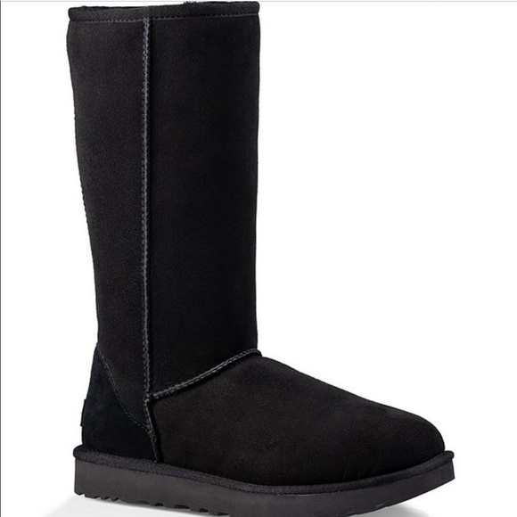 UGG Shoes - Black Calf-Length Ugg Boots very well loved
